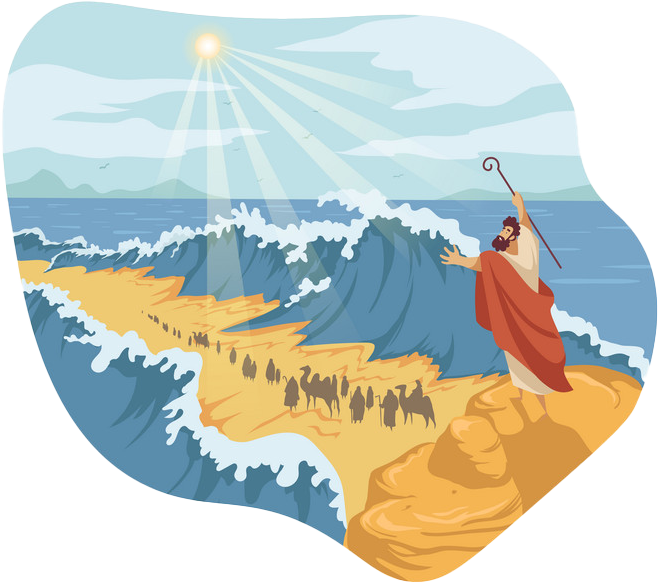 Moses Sea split